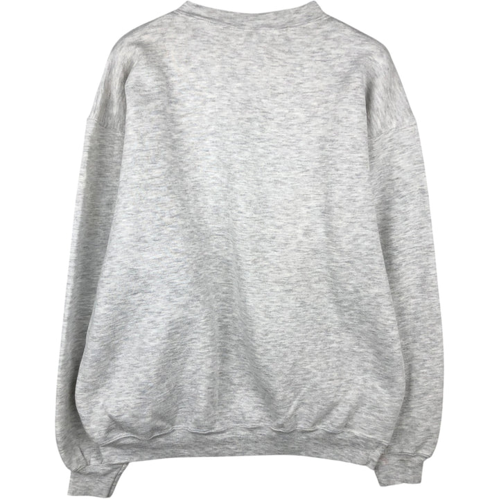 90'S ALORE Bird Print Animal Sweatshirt, Made in USA, Men's XL equivalent, Vintage cotton gray type Vintage Second Hand