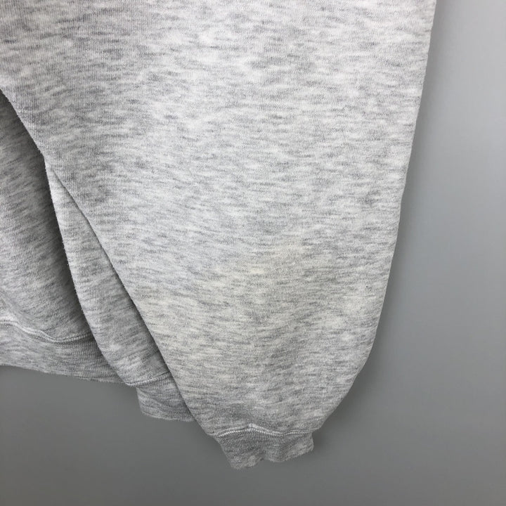 90'S ALORE Bird Print Animal Sweatshirt, Made in USA, Men's XL equivalent, Vintage cotton gray type Vintage Second Hand