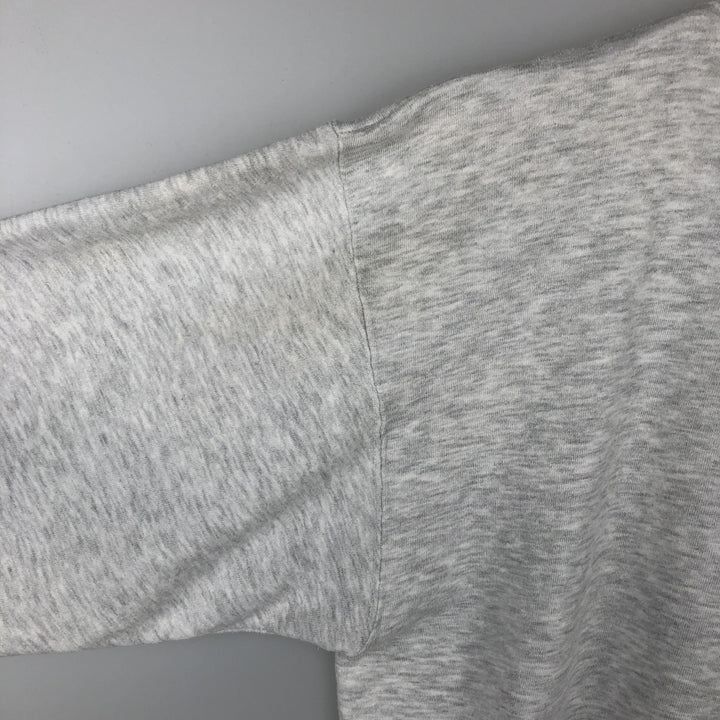 90'S ALORE Bird Print Animal Sweatshirt, Made in USA, Men's XL equivalent, Vintage cotton gray type Vintage Second Hand