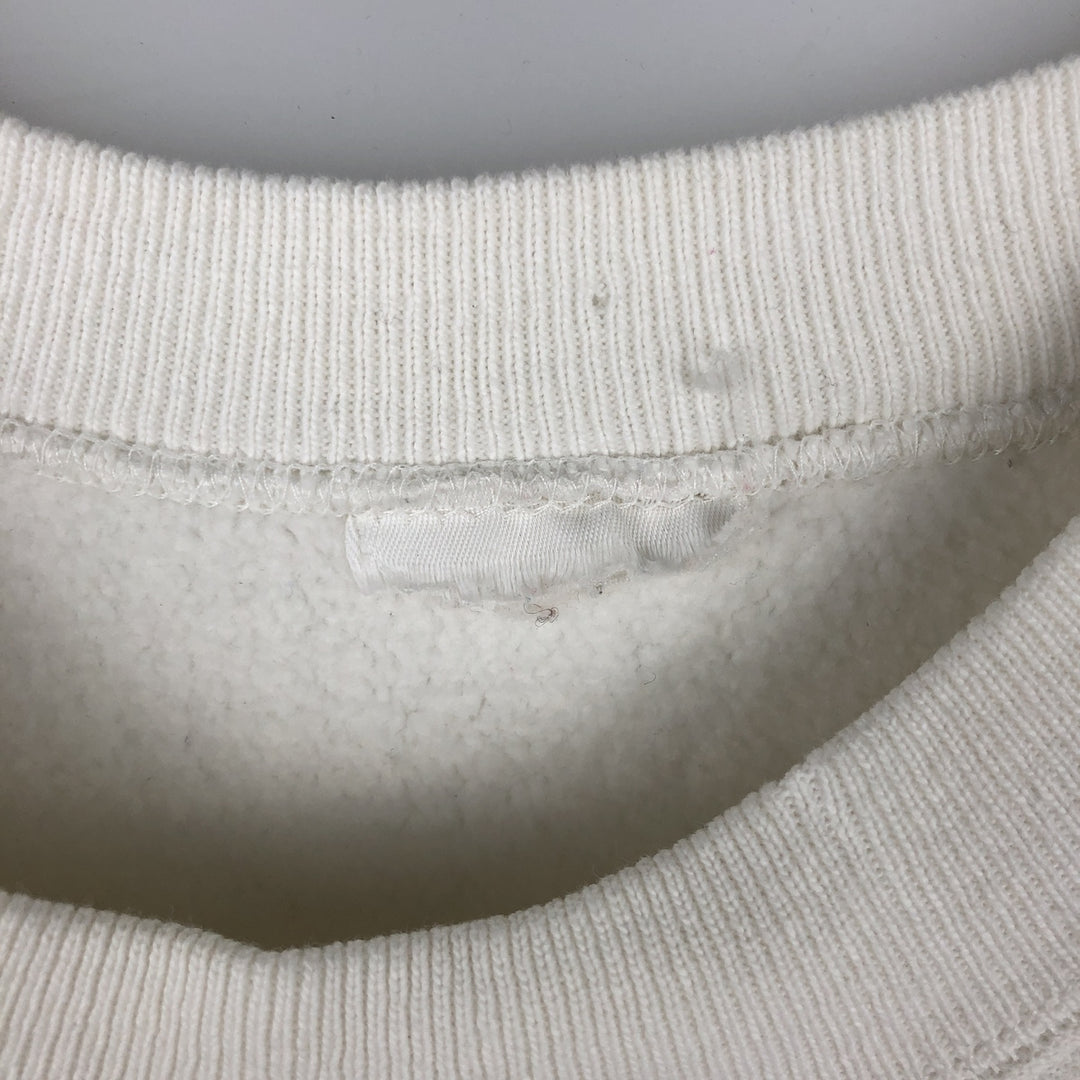 ~90'S Zebra Pattern Animal Sweatshirt, Men's Size M (Equivalent), Vintage unclear white type Vintage Second Hand