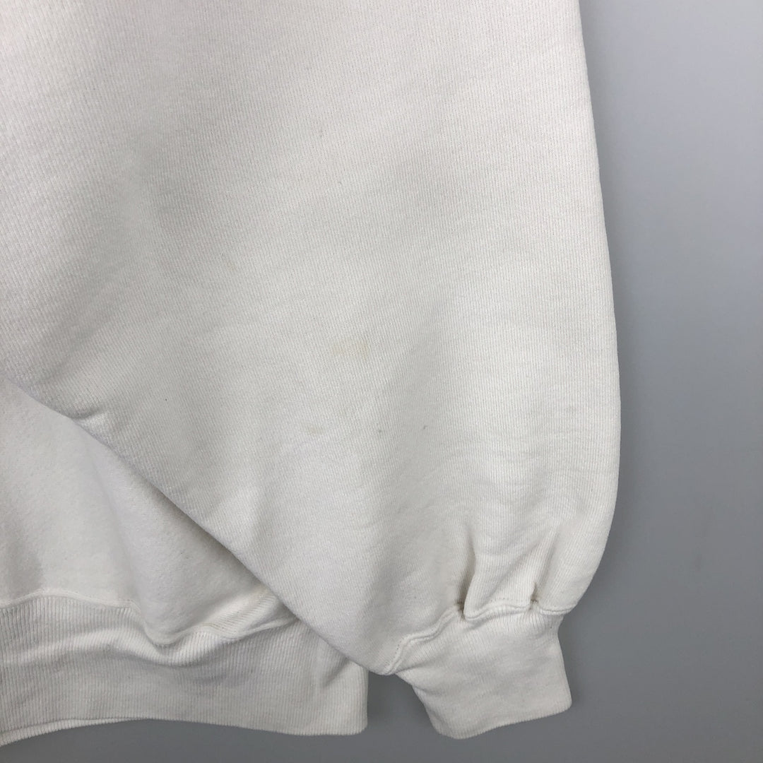 ~90'S Zebra Pattern Animal Sweatshirt, Men's Size M (Equivalent), Vintage unclear white type Vintage Second Hand