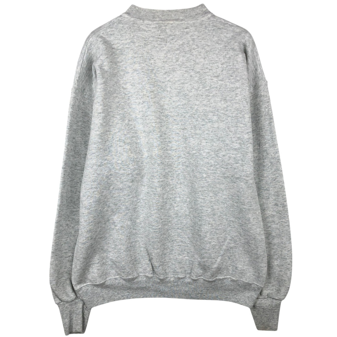 2000'S Fruit of the Loom Best Fish Print Animal Sweatshirt (Men's Size L) cotton gray type Vintage Second Hand