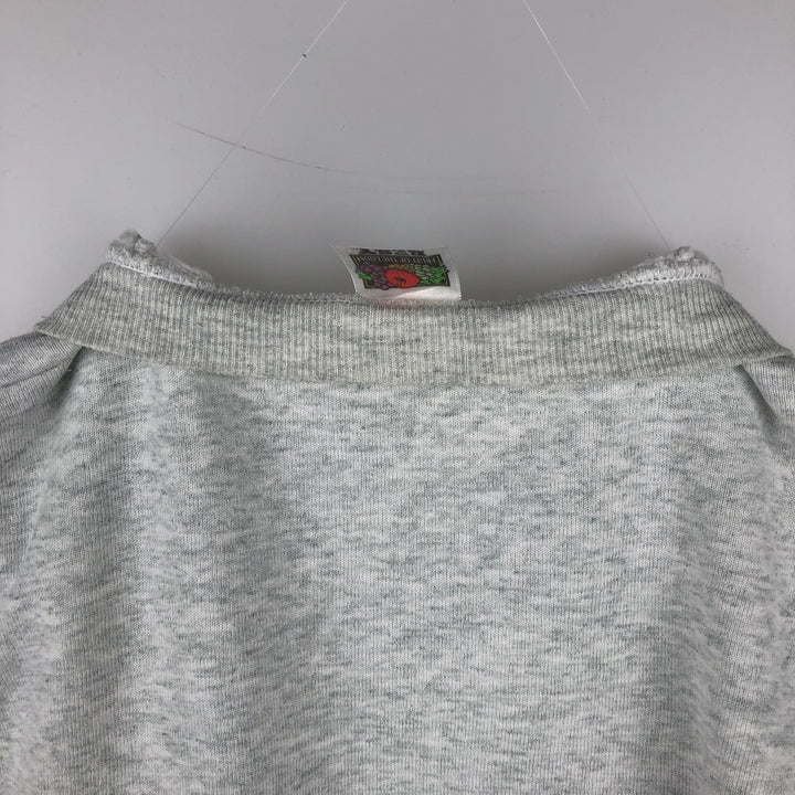 2000'S Fruit of the Loom Best Fish Print Animal Sweatshirt (Men's Size L) cotton gray type Vintage Second Hand