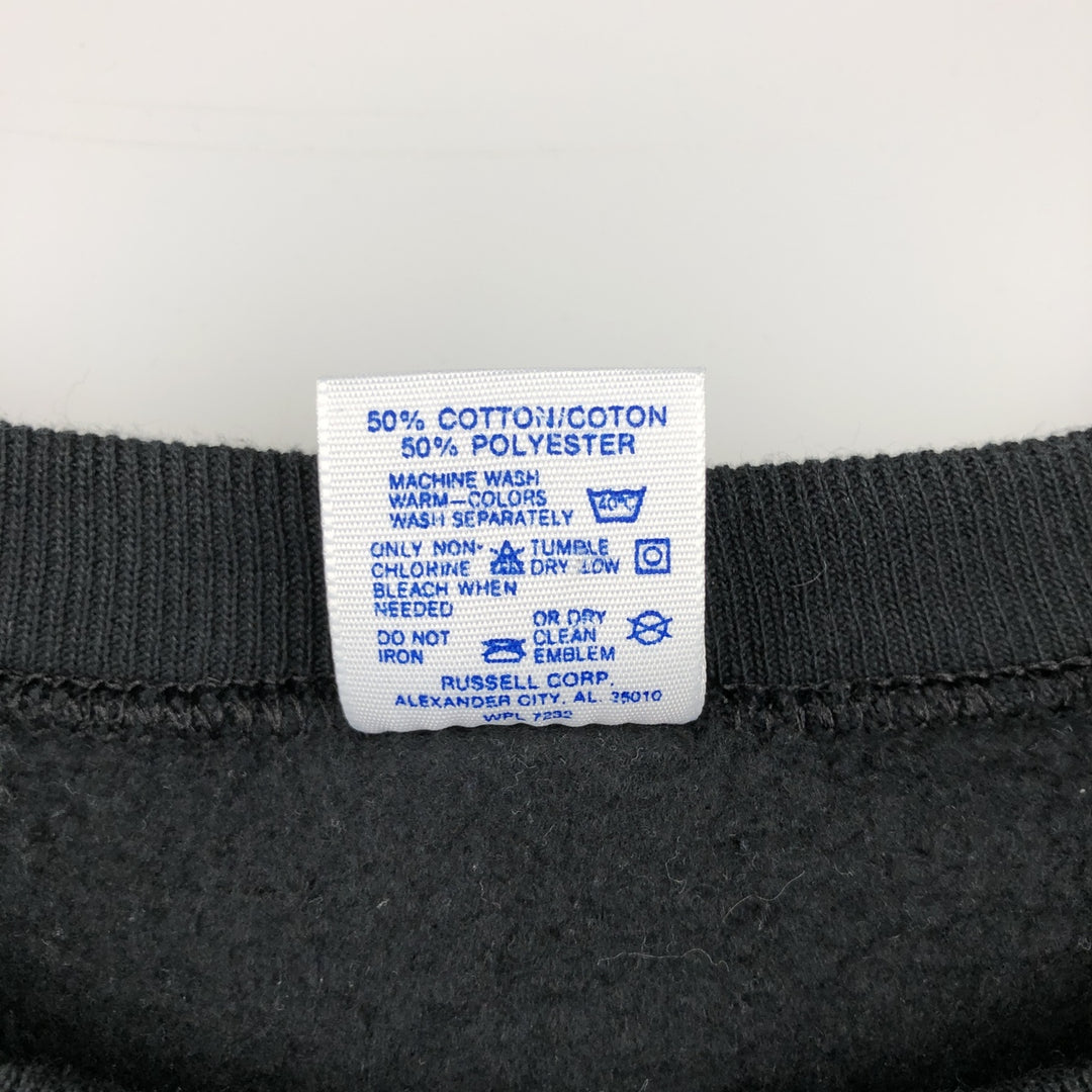 90'S JERSEYS German Shepherd Dog Print Animal Sweatshirt, Made in USA, Men's Size L (approx.), Vintage cotton black type Vintage Second Hand