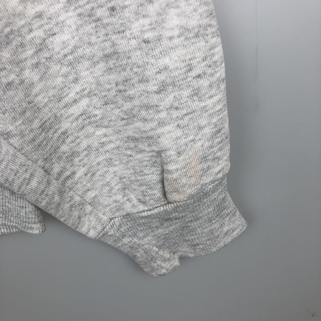 Vintage 80s-90'S Jerzees Dog Print Animal Sweatshirt Trainer Made in USA Men's L polyester gray type Vintage Second Hand