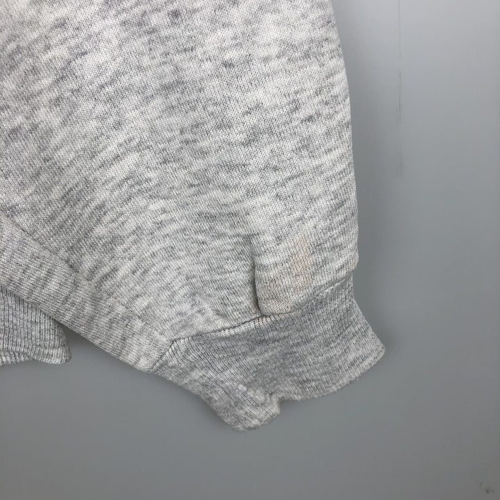 Vintage 80s-90'S Jerzees Dog Print Animal Sweatshirt Trainer Made in USA Men's L polyester gray type Vintage Second Hand