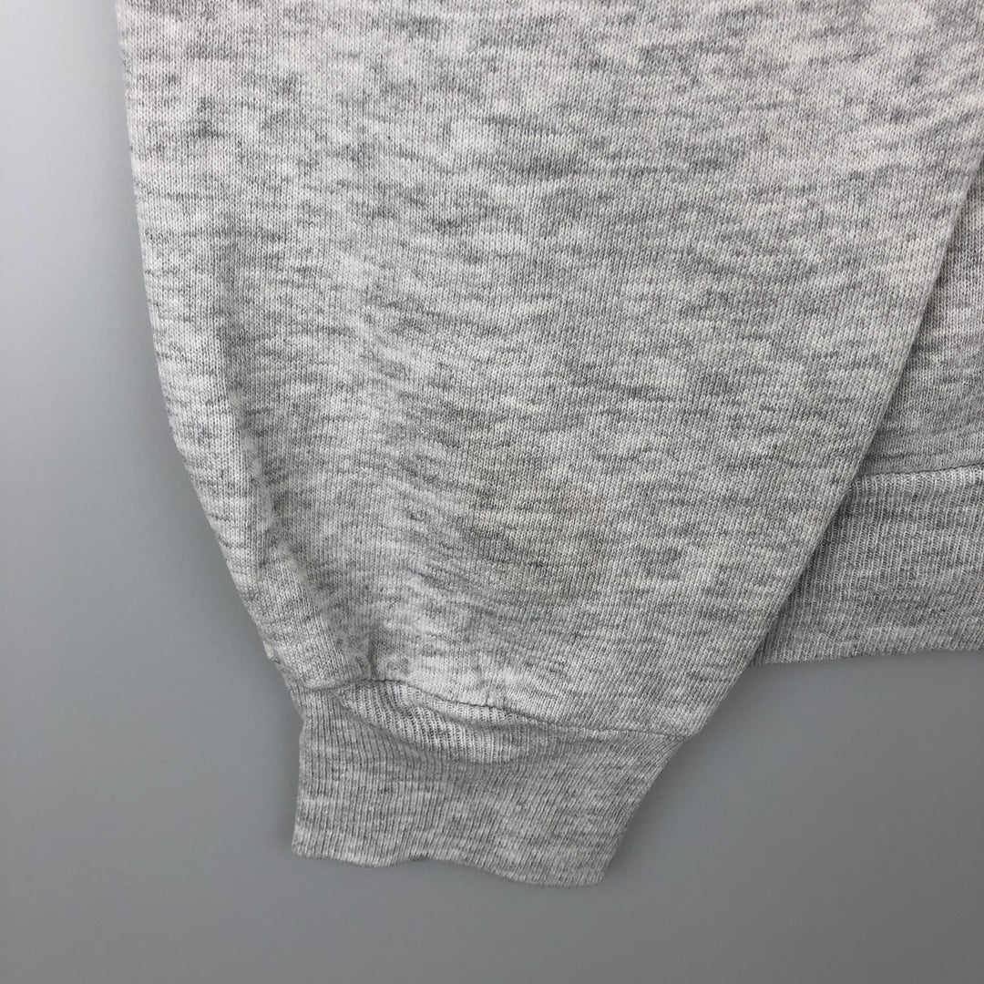 Vintage 80s-90'S Jerzees Dog Print Animal Sweatshirt Trainer Made in USA Men's L polyester gray type Vintage Second Hand
