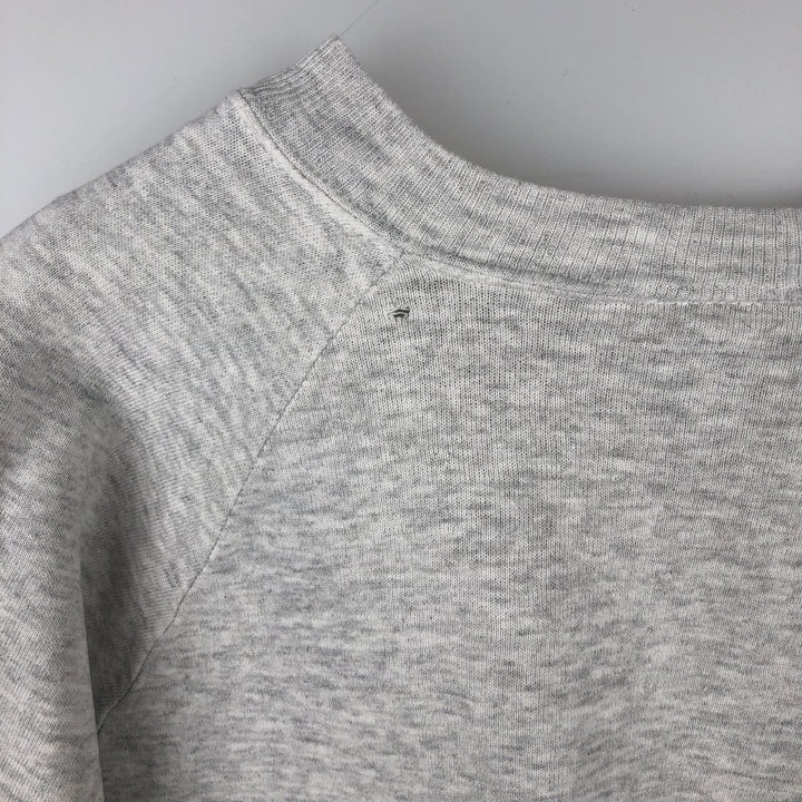 Vintage 80s-90'S Jerzees Dog Print Animal Sweatshirt Trainer Made in USA Men's L polyester gray type Vintage Second Hand