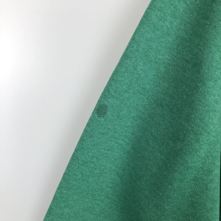 80'S SIGNAL Animal Pattern Cow Print Animal Sweatshirt, Made in USA, Men's Size L (Equivalent), Vintage polyester green type Vintage Second Hand
