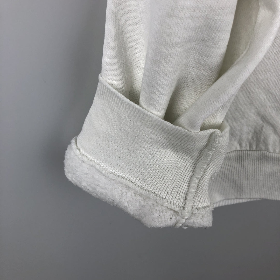 90'S Fruit of the Loom Dog Print Animal Sweatshirt Trainer Made in USA Men's XL Vintage cotton white type Vintage Second Hand