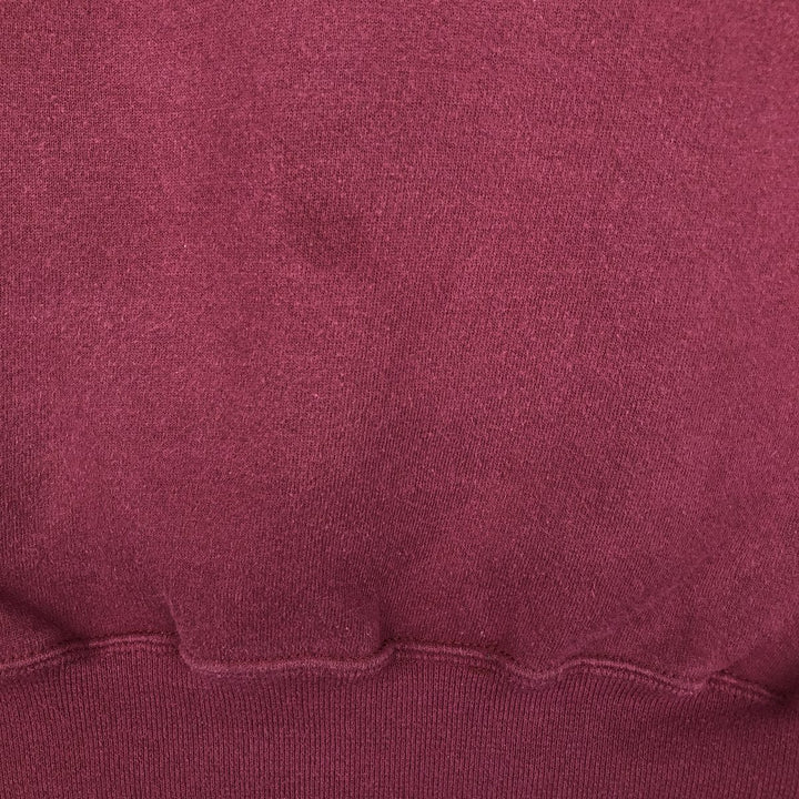 90'S Marathon Apparel Dog Print Animal Sweatshirt, Made in USA, Men's XL (approx.) Vintage cotton wine-red Vintage Second Hand