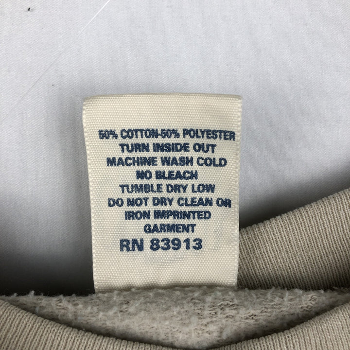 90'S Cotton Grove Dog Print Animal Sweatshirt, Men's Size M (Equivalent), Vintage cotton Beige type Vintage Second Hand