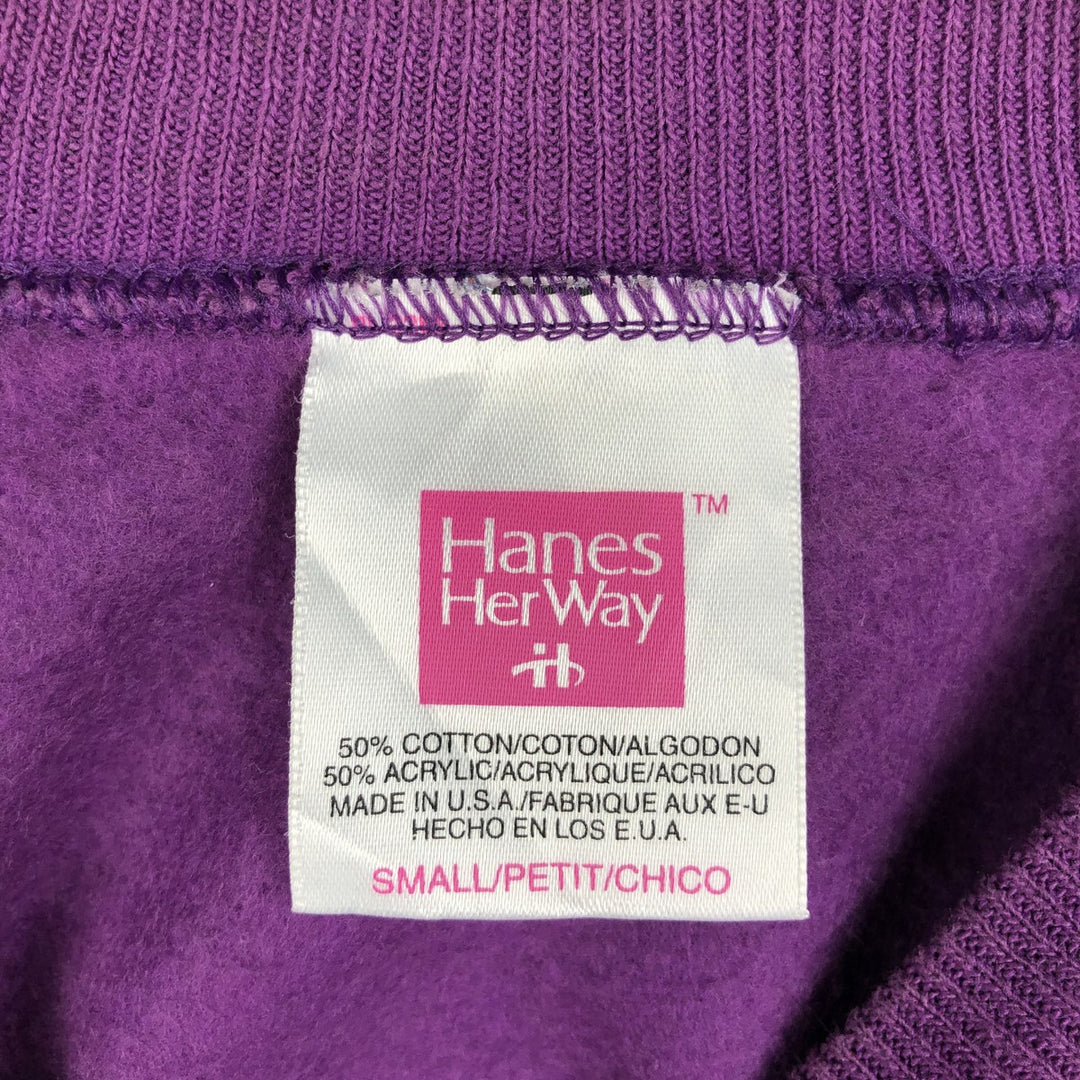 90'S Hanes Black Chow Dog Print Animal Sweatshirt, Made in USA, Women's Size S (Equivalent), Vintage cotton purple type Vintage Second Hand