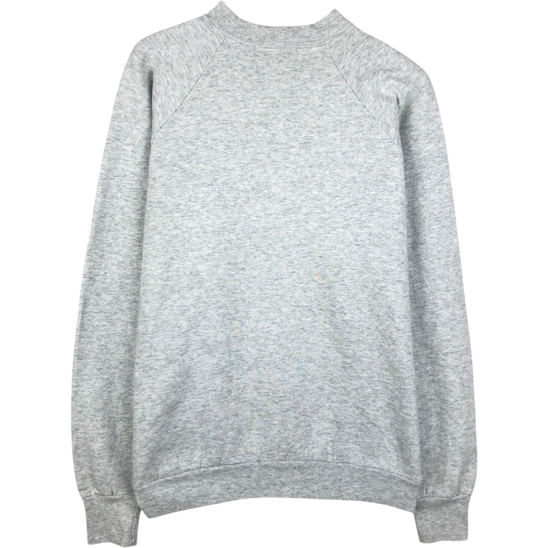 90'S Fruit of the Loom Siberian Husky Dog Print Animal Sweatshirt/Sweatshirt, Made in Canada, Men's Size L (approx.) cotton gray type Vintage Second Hand
