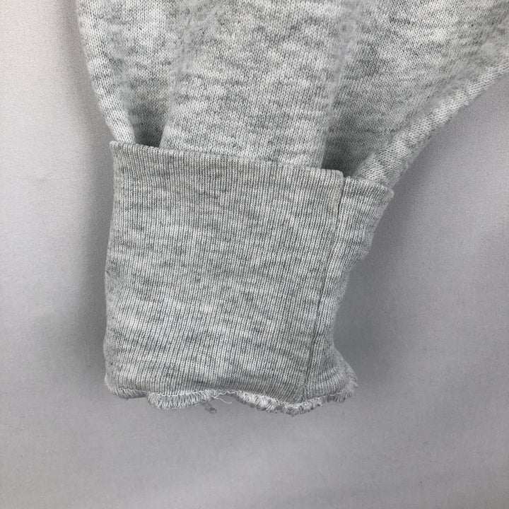 90'S Fruit of the Loom Siberian Husky Dog Print Animal Sweatshirt/Sweatshirt, Made in Canada, Men's Size L (approx.) cotton gray type Vintage Second Hand