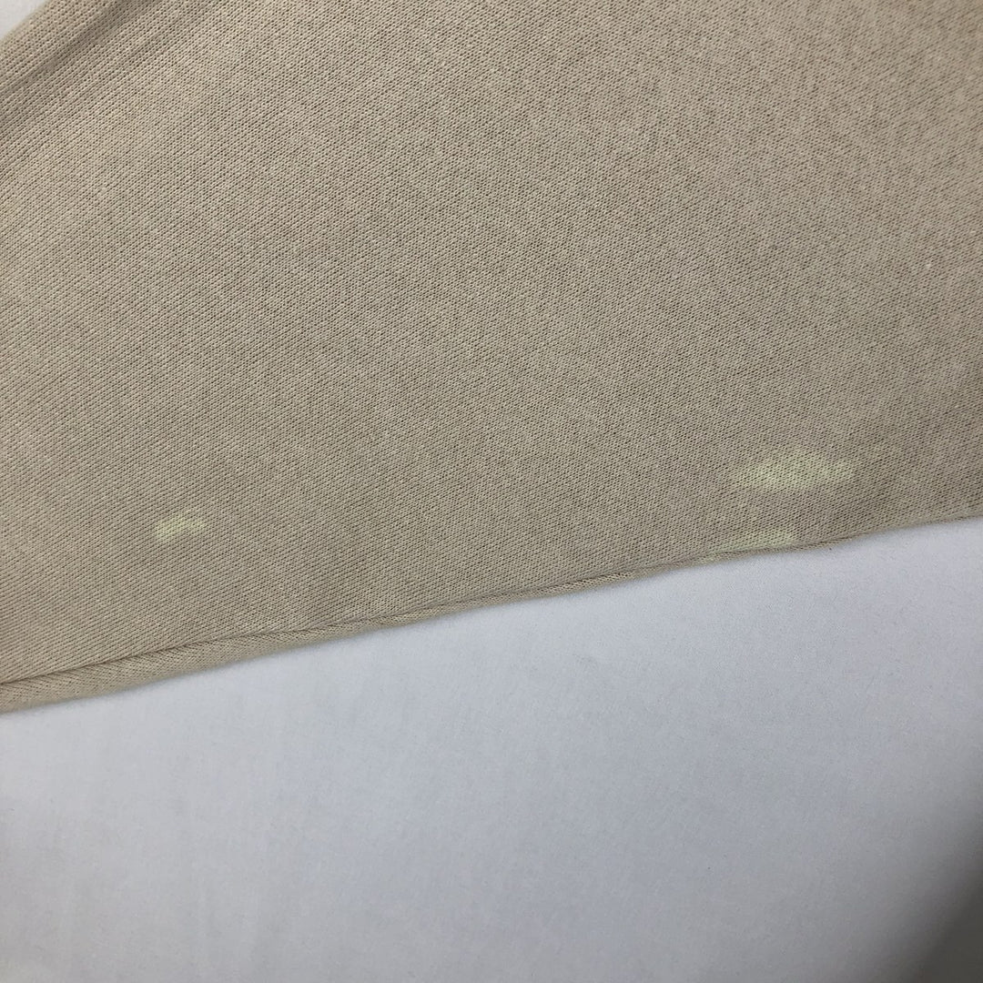 90'S Tultex MAXIMUM SWEATS Boston Terrier Dog Print Animal Sweatshirt (Men's XL equivalent) cotton Beige type Vintage Second Hand