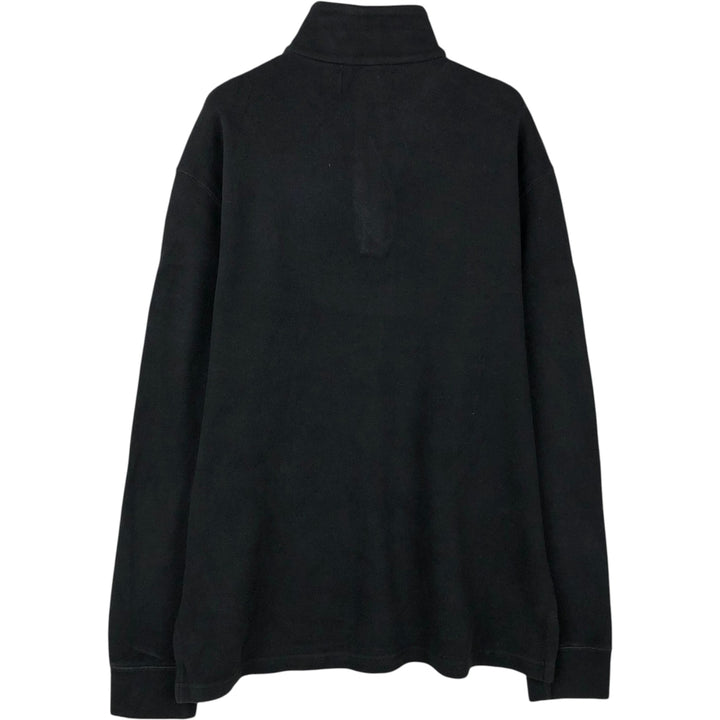 Ralph Lauren POLO by Ralph Lauren Half-Zip Sweatshirt, Men's M cotton black type Vintage Second Hand