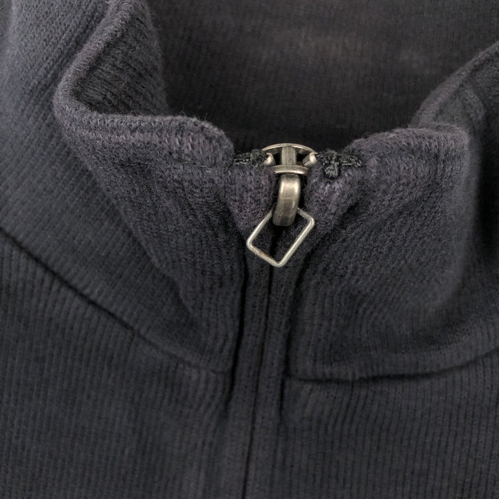 Ralph Lauren POLO by Ralph Lauren Half-Zip Sweatshirt, Men's M cotton black type Vintage Second Hand
