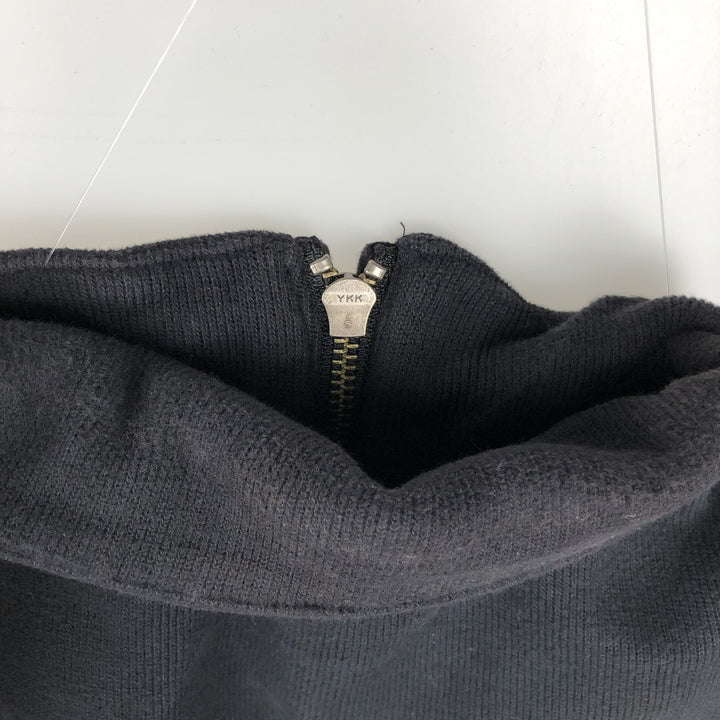 Ralph Lauren POLO by Ralph Lauren Half-Zip Sweatshirt, Men's M cotton black type Vintage Second Hand