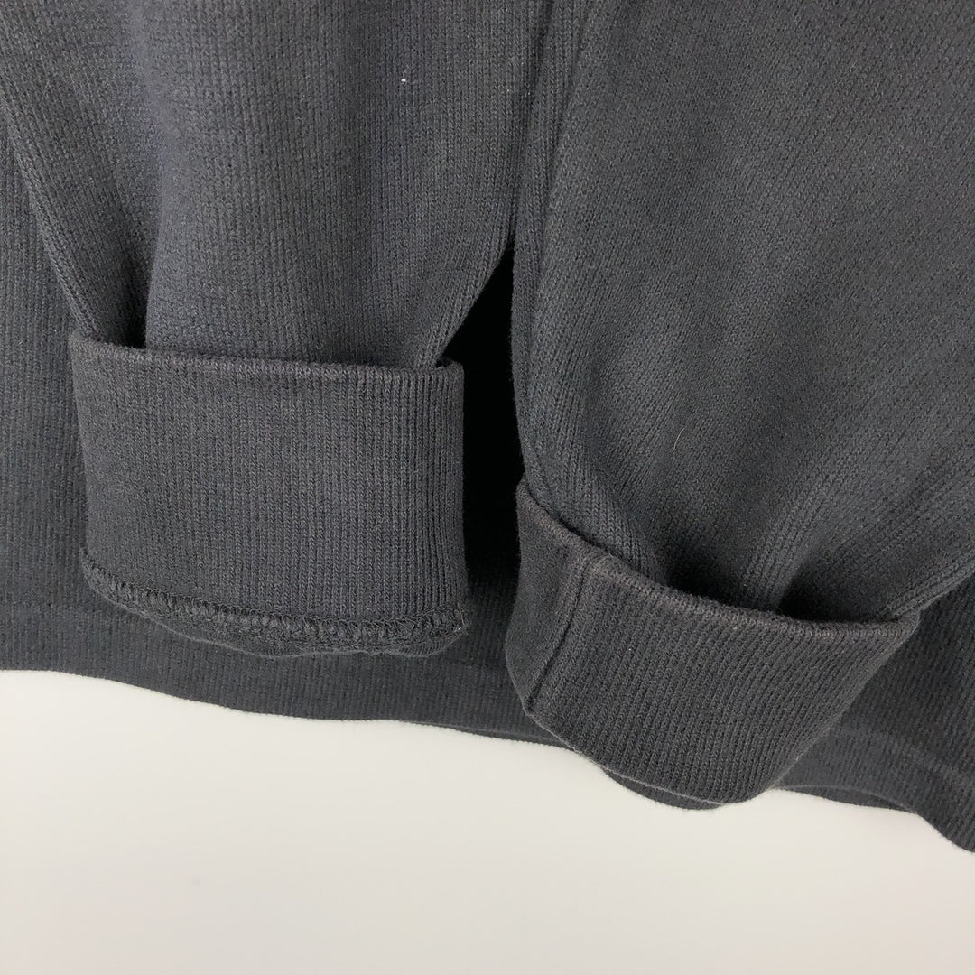 Ralph Lauren POLO by Ralph Lauren Half-Zip Sweatshirt, Men's M cotton black type Vintage Second Hand