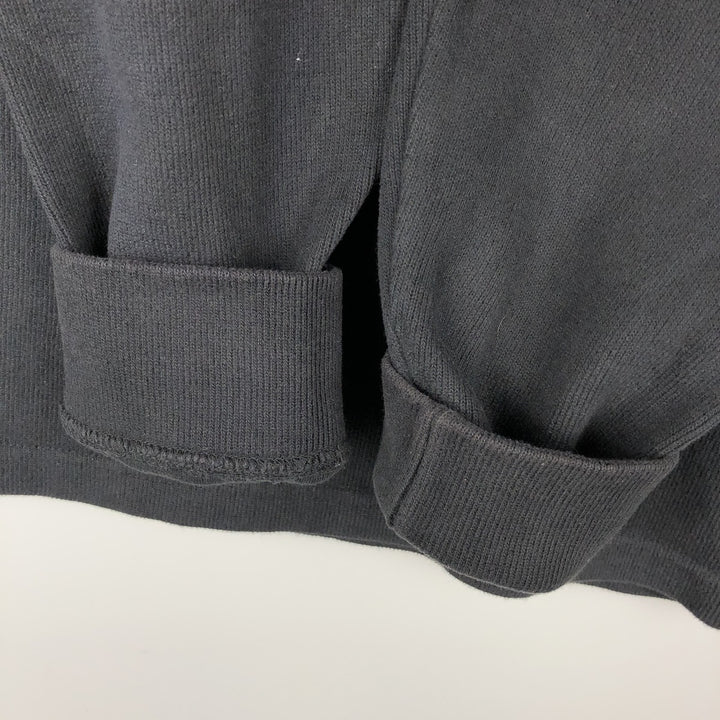 Ralph Lauren POLO by Ralph Lauren Half-Zip Sweatshirt, Men's M cotton black type Vintage Second Hand