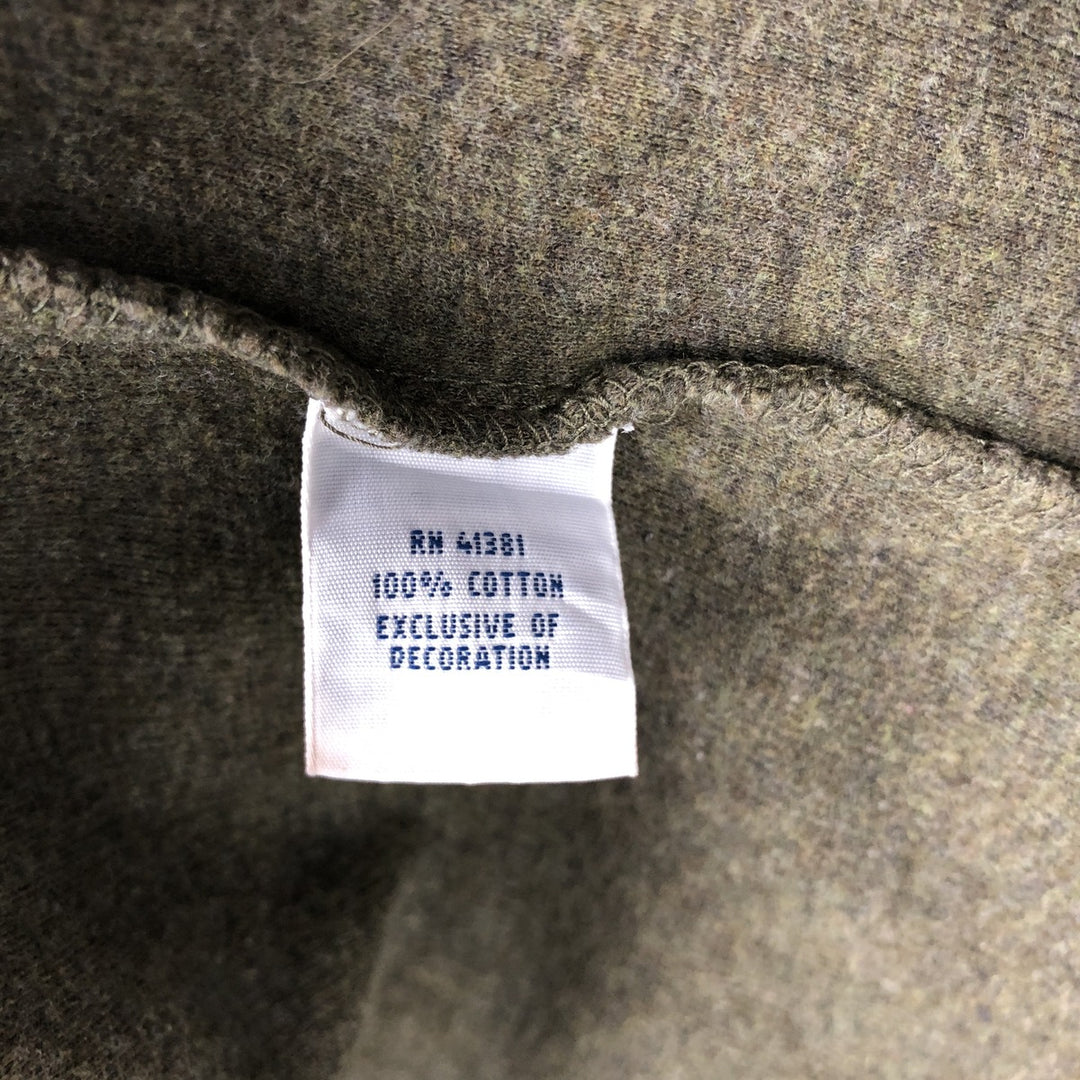 Ralph Lauren POLO RALPH LAUREN ESTATE RIB Rib Knit Half-Zip Sweatshirt (Men's Size L) cotton Khaki type Vintage Second Hand