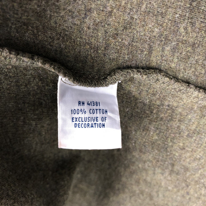 Ralph Lauren POLO RALPH LAUREN ESTATE RIB Rib Knit Half-Zip Sweatshirt (Men's Size L) cotton Khaki type Vintage Second Hand