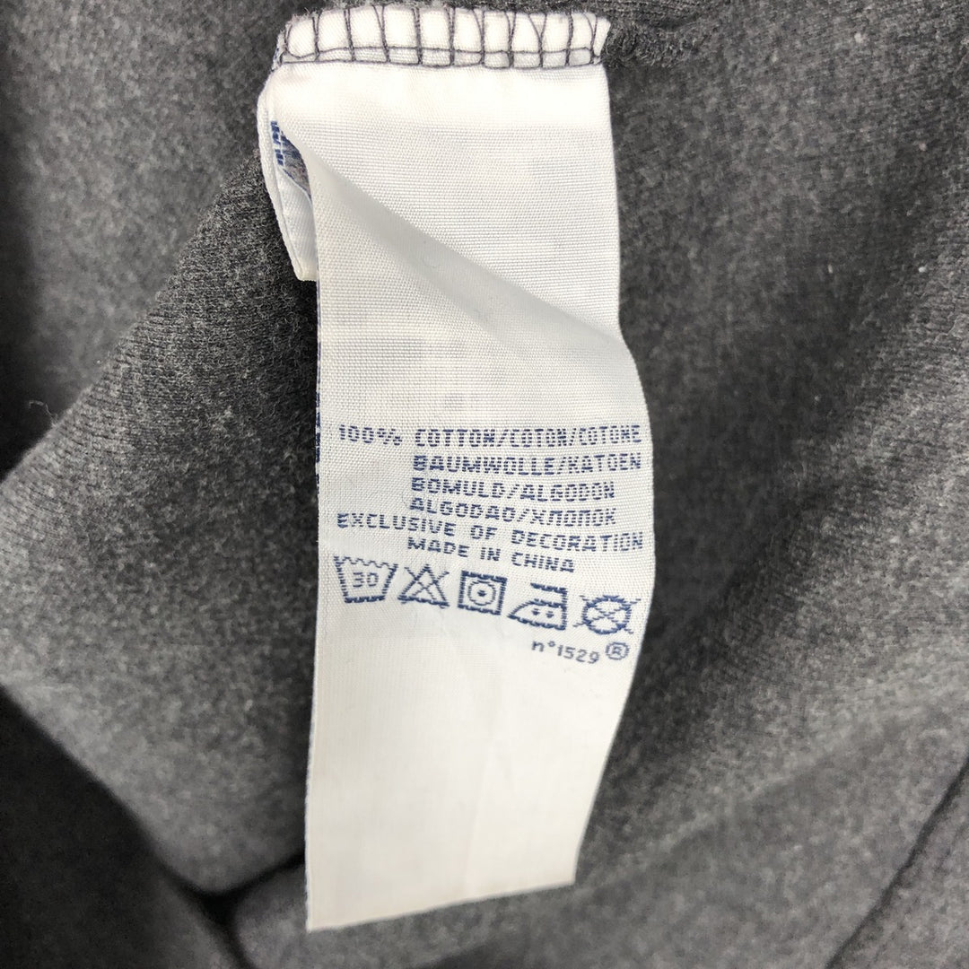 Ralph Lauren POLO by Ralph Lauren Half-Zip Sweatshirt, Men's M cotton Charcoal Vintage Second Hand