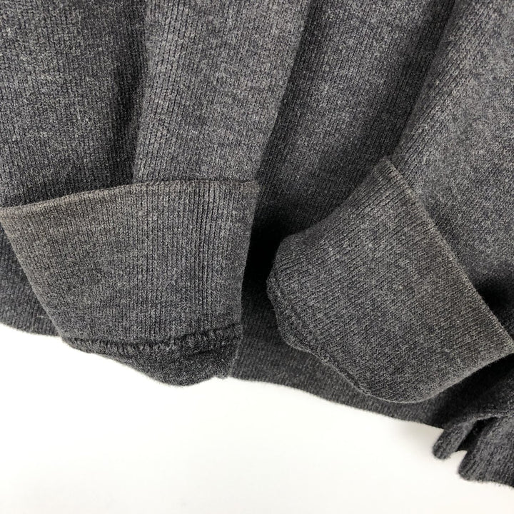 Ralph Lauren POLO by Ralph Lauren Half-Zip Sweatshirt, Men's M cotton Charcoal Vintage Second Hand