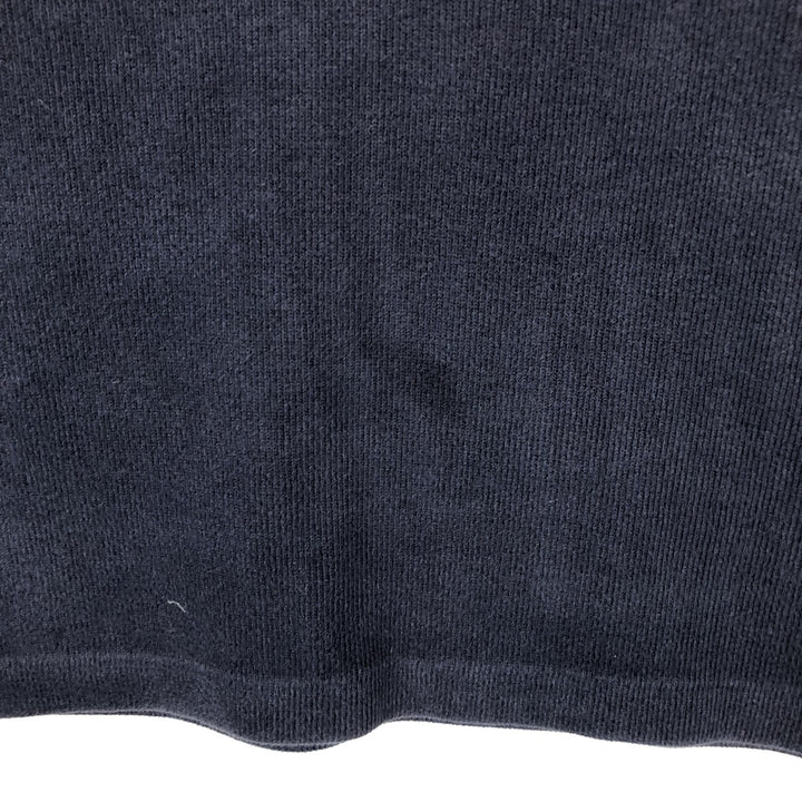 Ralph Lauren POLO by Ralph Lauren Half-Zip Sweatshirt, Men's M cotton navy blue type Vintage Second Hand