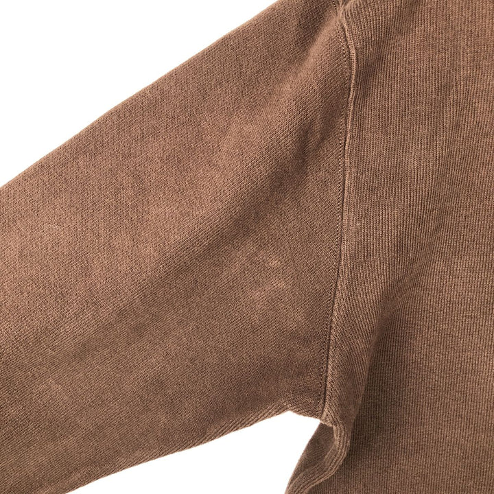 Ralph Lauren POLO by Ralph Lauren Half-Zip Sweatshirt, Men's Size L cotton brown type Vintage Second Hand
