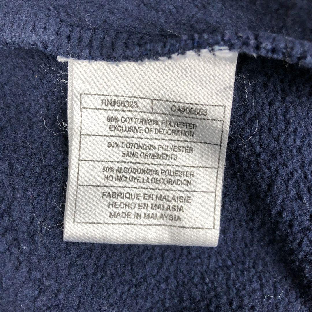 2000'S Nike Half-Zip Sweatshirt (Men's Size L) cotton navy blue type Vintage Second Hand