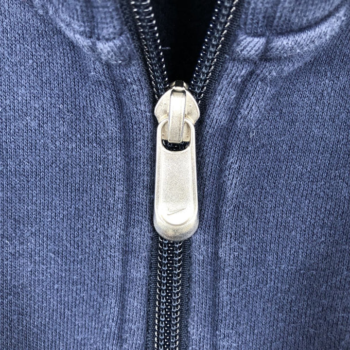 2000'S Nike Half-Zip Sweatshirt (Men's Size L) cotton navy blue type Vintage Second Hand