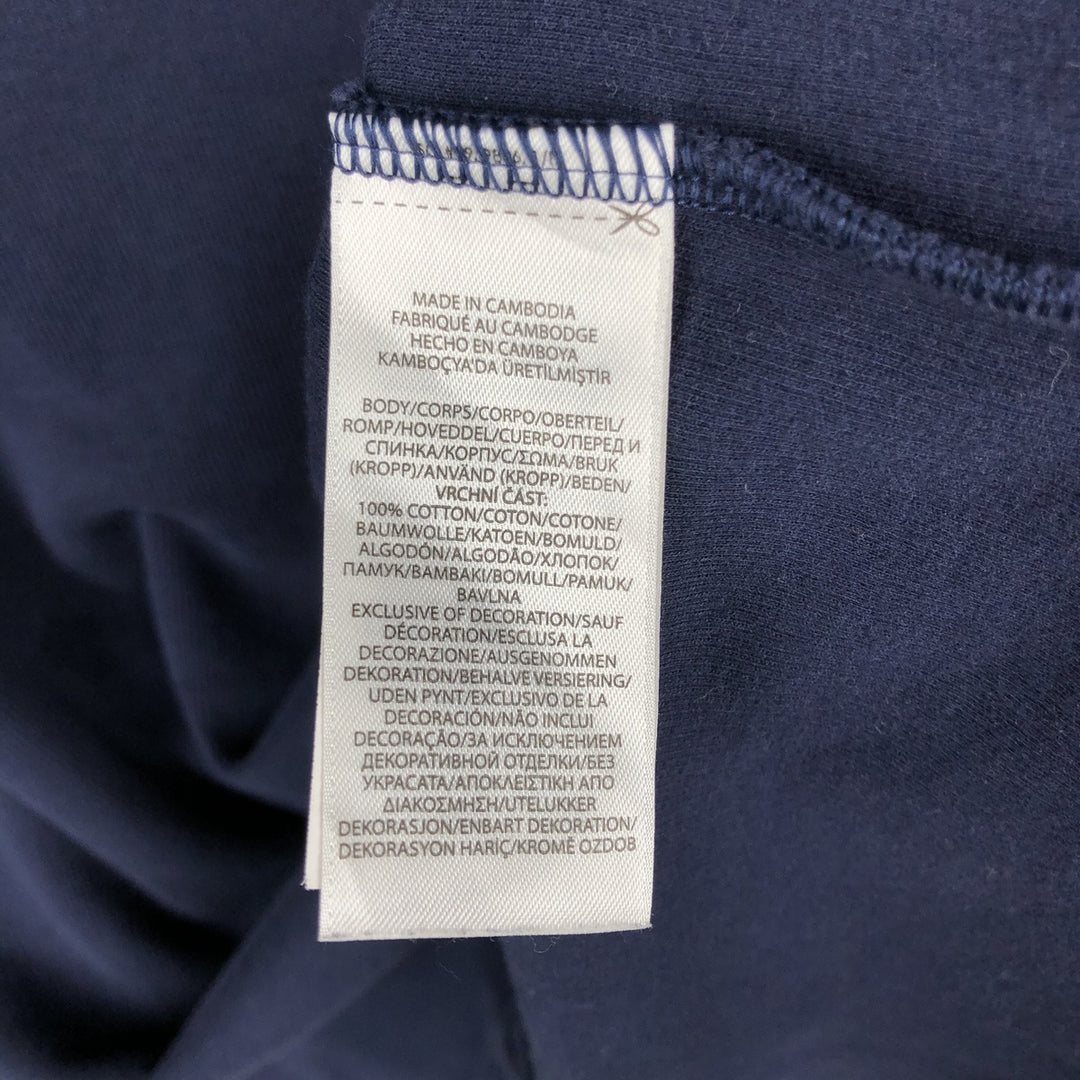 Ralph Lauren POLO RALPH LAUREN ESTATE RIB half-zip sweatshirt, sweatshirt, men's size L cotton navy blue type Vintage Second Hand
