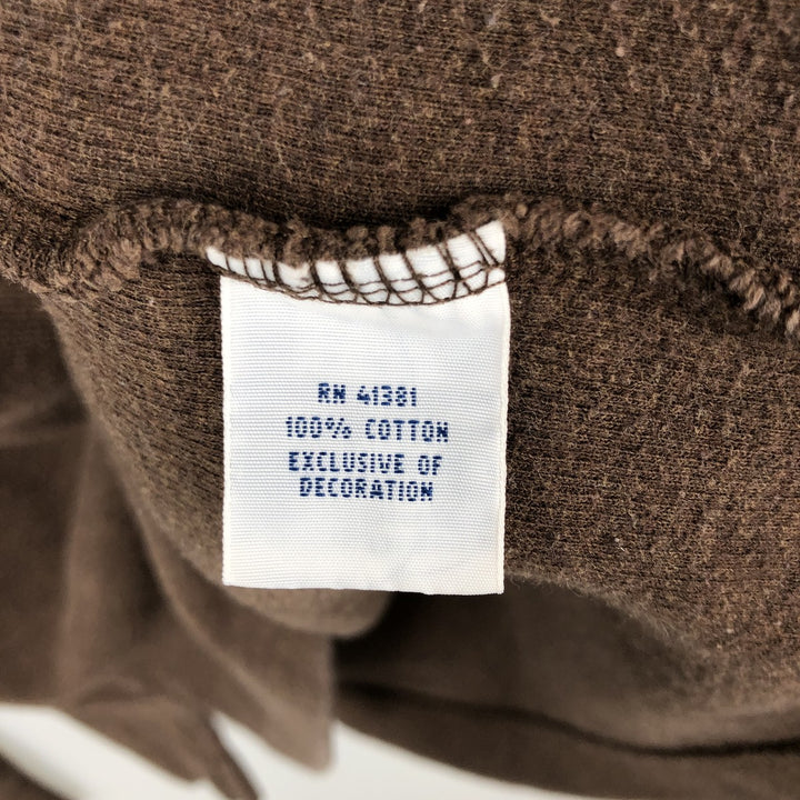 Ralph Lauren POLO RALPH LAUREN Half-zip sweatshirt, sweatshirt, men's size L cotton brown type Vintage Second Hand