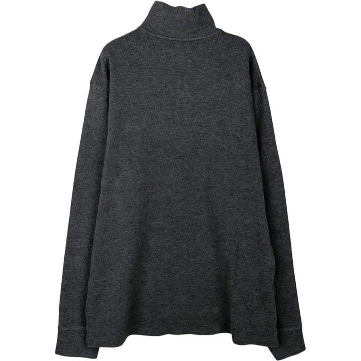 Ralph Lauren POLO RALPH LAUREN Half-zip sweatshirt, sweatshirt, men's size L cotton gray type Vintage Second Hand