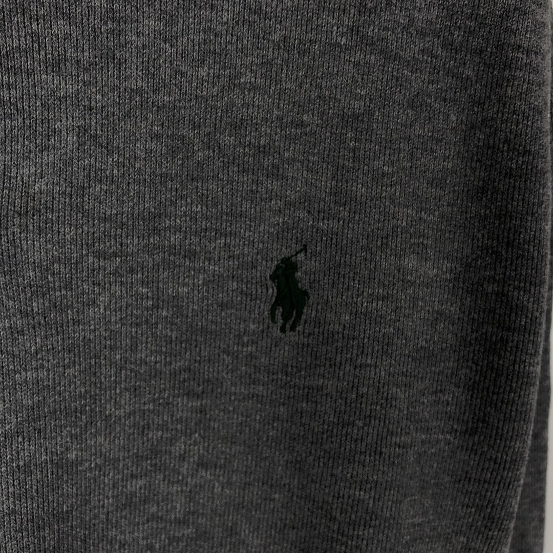 Ralph Lauren POLO RALPH LAUREN Half-zip sweatshirt, sweatshirt, men's size L cotton gray type Vintage Second Hand