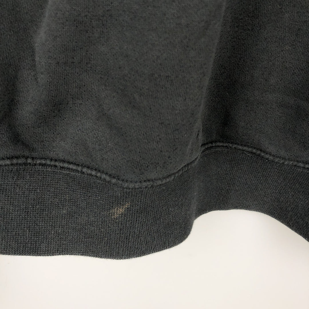 2000'S Nike Half-Zip Sweatshirt, Men's Size XXL (approx.) cotton black type Vintage Second Hand