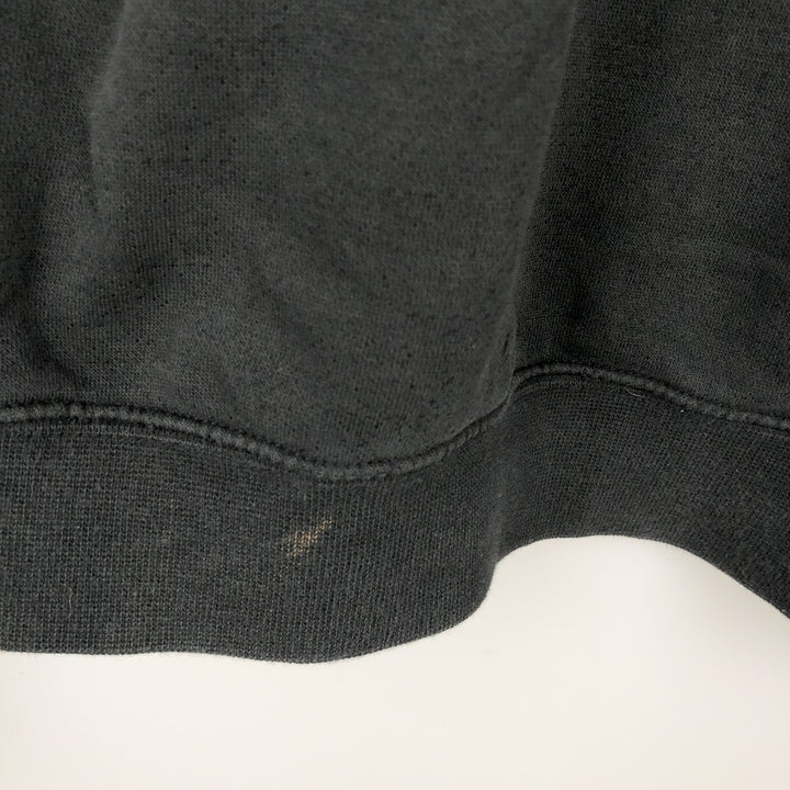 2000'S Nike Half-Zip Sweatshirt, Men's Size XXL (approx.) cotton black type Vintage Second Hand