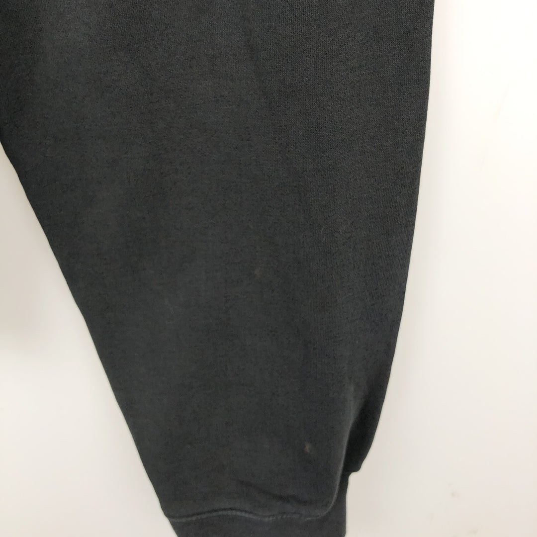2000'S Nike Half-Zip Sweatshirt, Men's Size XXL (approx.) cotton black type Vintage Second Hand