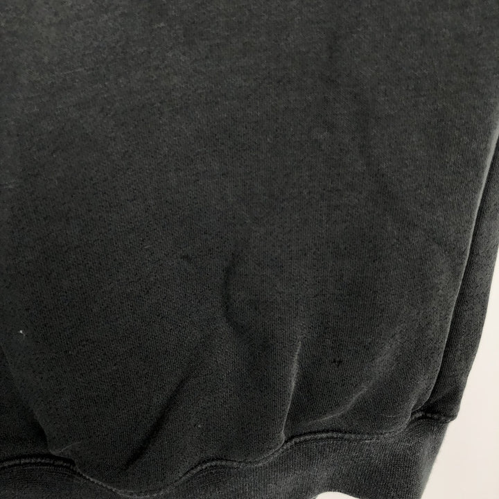 2000'S Nike Half-Zip Sweatshirt, Men's Size XXL (approx.) cotton black type Vintage Second Hand