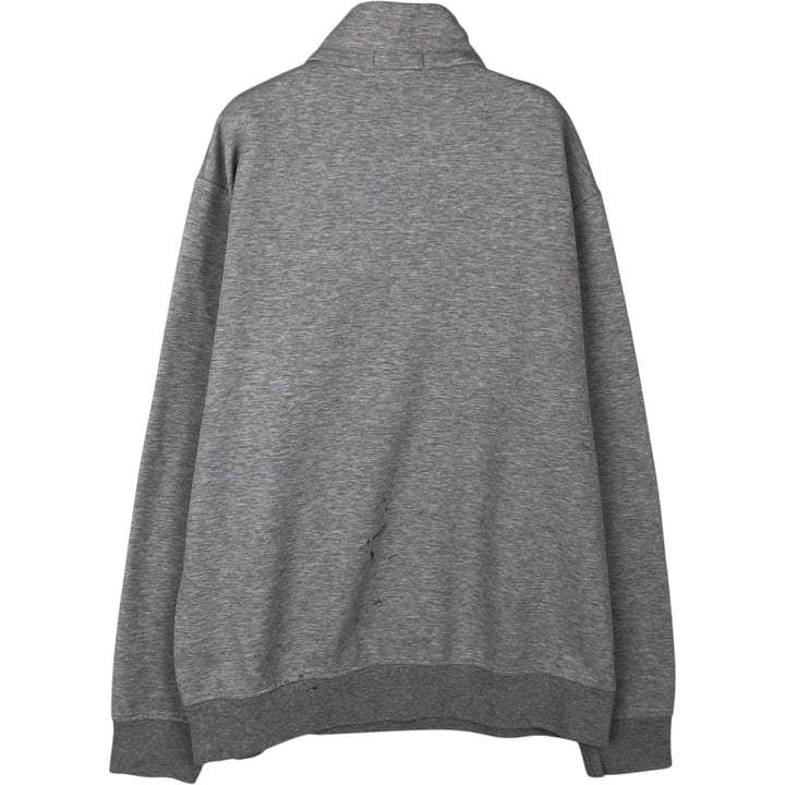 Ralph Lauren POLO RALPH LAUREN Half-zip sweatshirt, sweatshirt, men's size L polyester gray type Vintage Second Hand
