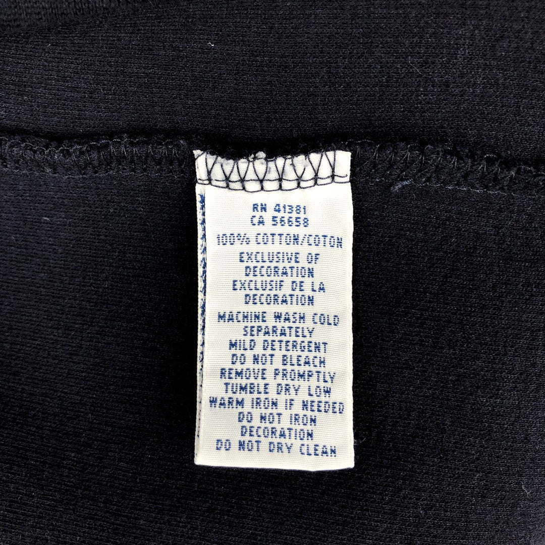 Ralph Lauren POLO RALPH LAUREN Half-zip sweatshirt, sweatshirt, men's size L cotton navy blue type Vintage Second Hand