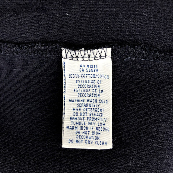 Ralph Lauren POLO RALPH LAUREN Half-zip sweatshirt, sweatshirt, men's size L cotton navy blue type Vintage Second Hand