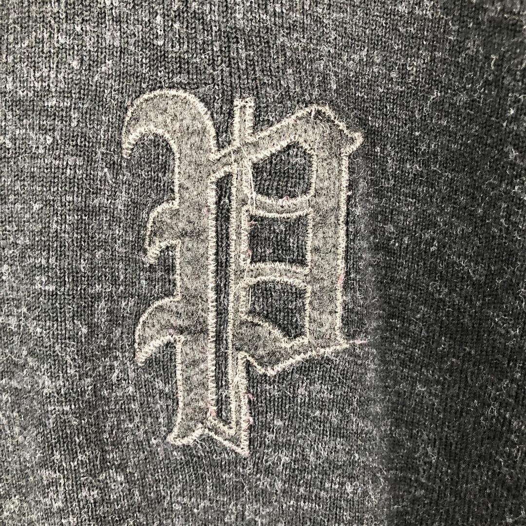 Ralph Lauren POLO RALPH LAUREN Half-zip sweatshirt, sweatshirt, men's size L cotton black type Vintage Second Hand