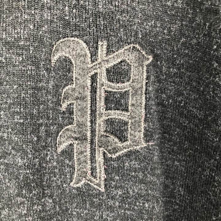 Ralph Lauren POLO RALPH LAUREN Half-zip sweatshirt, sweatshirt, men's size L cotton black type Vintage Second Hand
