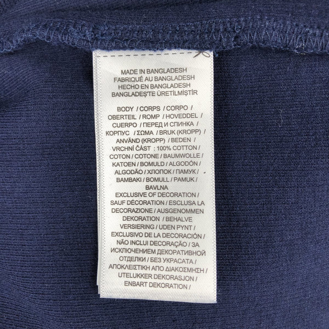 Ralph Lauren POLO RALPH LAUREN ESTATE RIB half-zip sweatshirt, sweatshirt, men's size L cotton navy blue type Vintage Second Hand