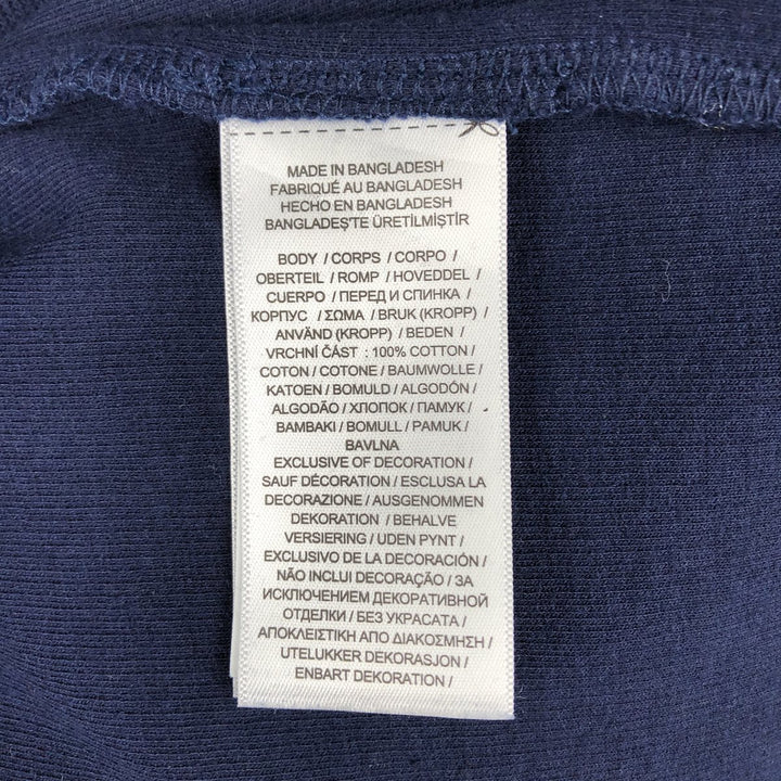 Ralph Lauren POLO RALPH LAUREN ESTATE RIB half-zip sweatshirt, sweatshirt, men's size L cotton navy blue type Vintage Second Hand