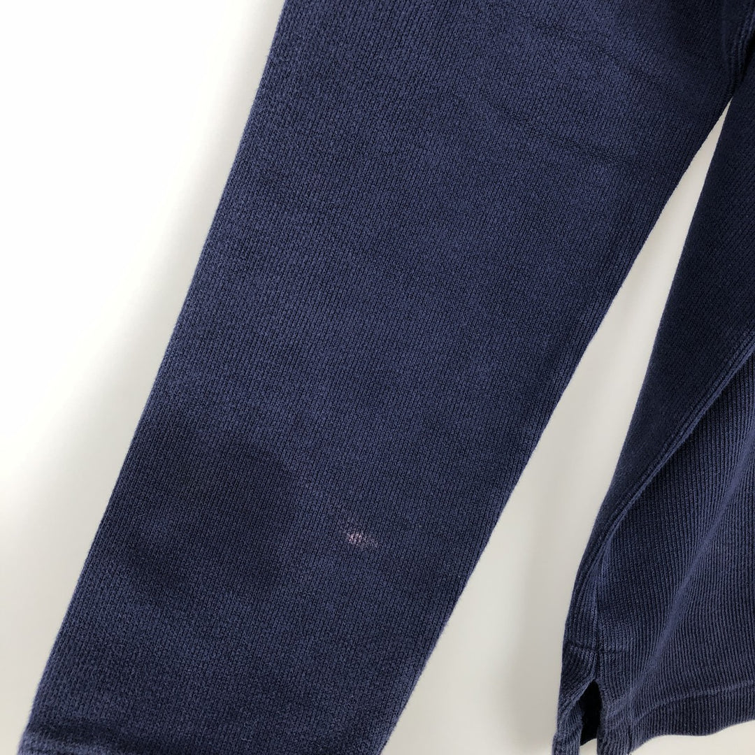 Ralph Lauren POLO by Ralph Lauren Half-Zip Sweatshirt, Men's S cotton navy blue type Vintage Second Hand