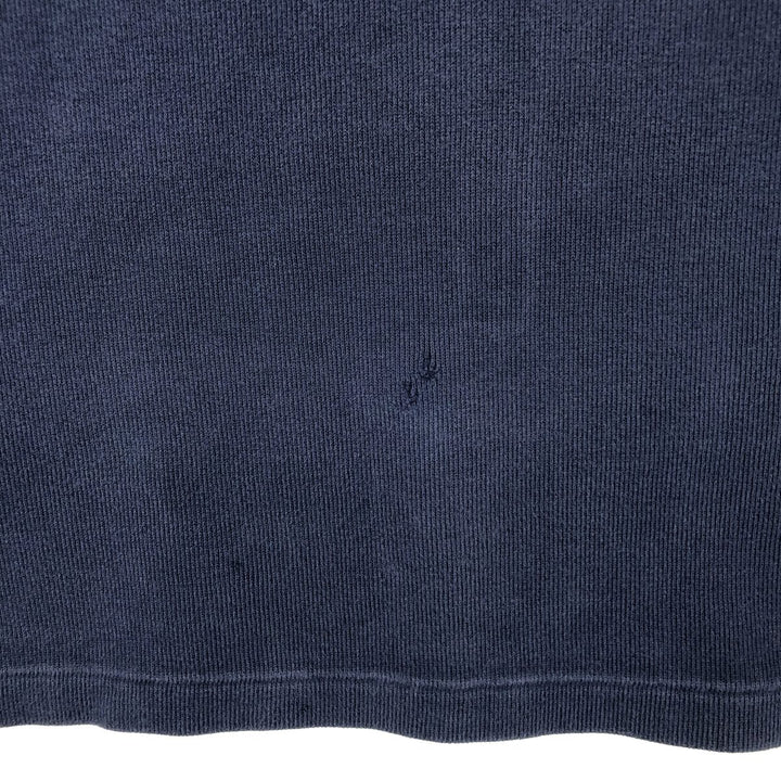 Ralph Lauren POLO by Ralph Lauren Half-Zip Sweatshirt, Men's S cotton navy blue type Vintage Second Hand